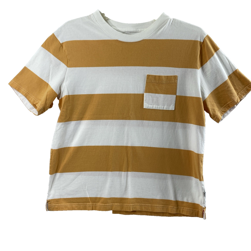 Free Assembly T Shirt Mens Medium Stripe Short Sleeve‎ Casual